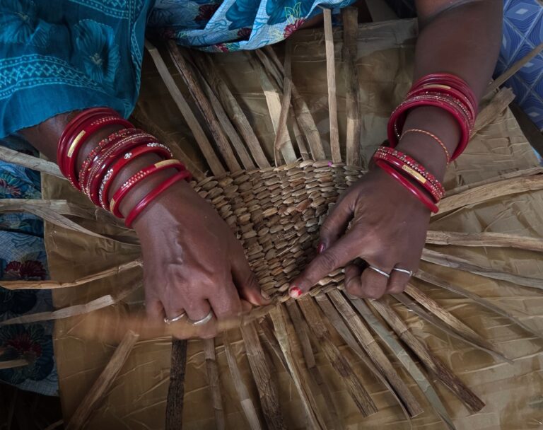 water hyacinth craft training by HEAL