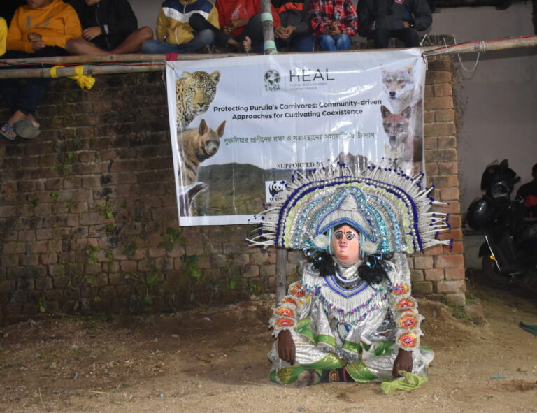 chhau dance for carnivore conservation by HEAL