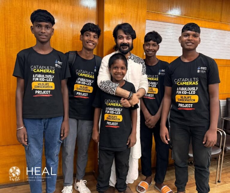 Bengali movie star Prosenjit Chatterjee with Catapults to Cameras OG boys