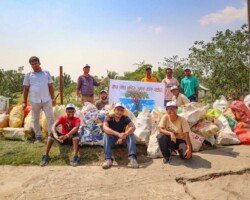 Collaborative Plastic Clean-up Drive in the Sundarbans