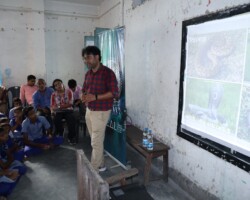 Snake awareness programme at a school in North 24 Parganas