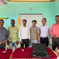 Representatives from HEAL and Bharat Serums and Vaccines Ltd. who conducted the training programme