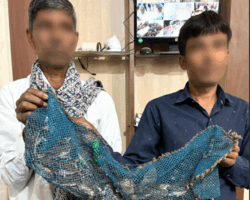 Arrest of bogari (lark) traders in Murshidabad